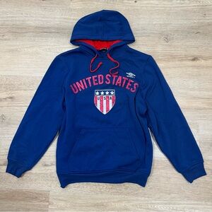 Umbro Navy Blue USA National Team Soccer Hoodie Men’s Size Medium Comfy Soft